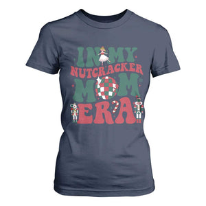Christmas Nutcracker T Shirt For Women In My Nutcracker Mom Era Groovy Doll Xmas Mama TS02 Navy Print Your Wear