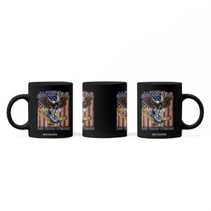 Military Navy 250th Anniversary Coffee Mug Forged of Salt and Steel Patriotic Eagle Anchor American Flag TS02 Print Your Wear