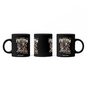 250 Years of Freedom Eagle Coffee Mug US 250th Anniversary American Semiquincentennial 2026 Patriotic TS02 Print Your Wear