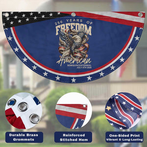 250 Years of Freedom Eagle Patriotic Fan Flag US 250th Anniversary American Semiquincentennial 2026 Patriotic