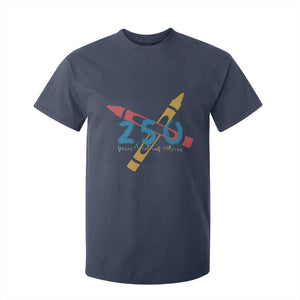 250 Years of Eating Crayons T Shirt For Kid Funny Military Crayon Joke Veterans Marines TS02 Navy Print Your Wear