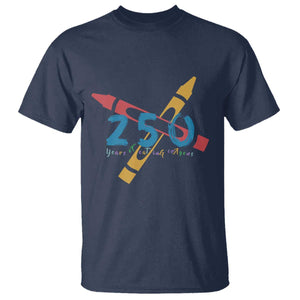 250 Years of Eating Crayons T Shirt Funny Military Crayon Joke Veterans Marines TS02 Navy Print Your Wear
