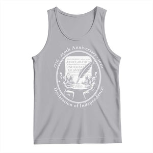 250 Years Declaration of Independence Tank Top US 250th Anniversary Semiquincentennial 2026 Patriotic TS02 Athletic Heather Print Your Wear