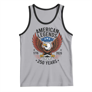 American Legends Eagle Tank Top 250 Years Patriotic Heritage 1776 to 2026 Semiquincentennial TS02 Athletic Heather Black Print Your Wear
