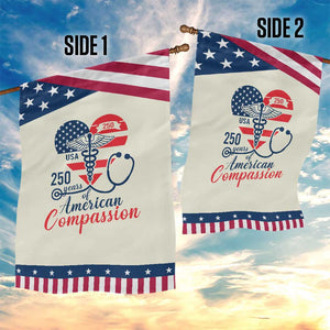 250 Years of American Compassion Garden Flag Patriotic Medical Worker TS02 Print Your Wear