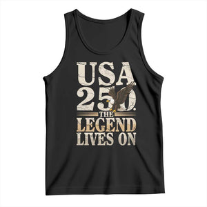 USA 250 The Legend Lives On Tank Top Patriotic Eagle for Semiquincentennial 2026 TS02 Black Print Your Wear