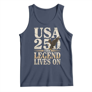 USA 250 The Legend Lives On Tank Top Patriotic Eagle for Semiquincentennial 2026 TS02 Navy Print Your Wear