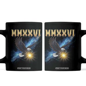 MMXXVI 2026 Eagle Coffee Mug Epic Patriotic Capitol Flag USA 250th Anniversary TS02 Black Print Your Wear