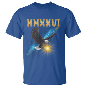 MMXXVI 2026 Eagle T Shirt Epic Patriotic Capitol Flag USA 250th Anniversary TS02 Royal Blue Print Your Wear
