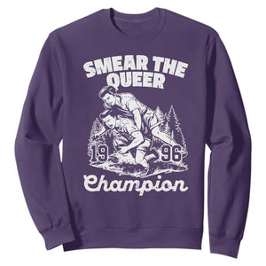 Sarcastic Smear The Qur Playround Game Sweatshirt LGBTQ Queer Pride TS02 Purple Print Your Wear