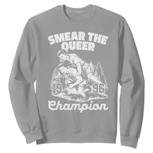 Sarcastic Smear The Qur Playround Game Sweatshirt LGBTQ Queer Pride TS02 Sport Gray Print Your Wear