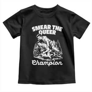 Sarcastic Smear The Qur Playround Game Toddler T Shirt LGBTQ Queer Pride TS02 Black Print Your Wear