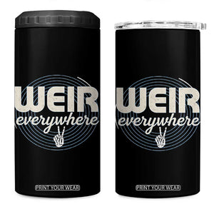 Weir Everywhere Retro Tribute 4 in 1 Can Cooler Tumbler Psychedelic Peace and Music Culture TS02 One Size: 16 oz Black Print Your Wear
