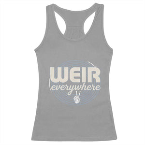 Weir Everywhere Retro Tribute Racerback Tank Top Psychedelic Peace and Music Culture TS02 Sport Gray Print Your Wear