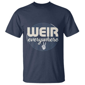 Weir Everywhere Retro Tribute T Shirt Psychedelic Peace and Music Culture TS02 Navy Print Your Wear