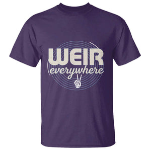 Weir Everywhere Retro Tribute T Shirt Psychedelic Peace and Music Culture TS02 Purple Print Your Wear