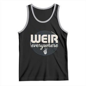Weir Everywhere Retro Tribute Tank Top Psychedelic Peace and Music Culture TS02 Black Athletic Heather Print Your Wear
