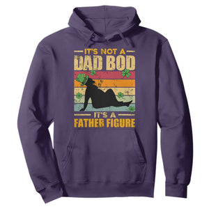 Funny Daddy St. Patricks Day Hoodie It's Not A Dad Bod It's A Father Figure TS02 Purple Printyourwear