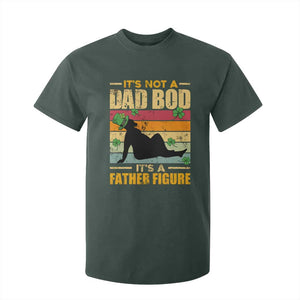 Funny Daddy St Patricks Day T Shirt For Kid It's Not A Dad Bod It's A Father Figure TS02 Dark Forest Green Print Your Wear