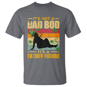 Funny Daddy St. Patricks Day T Shirt It's Not A Dad Bod It's A Father Figure TS02 Charcoal Printyourwear