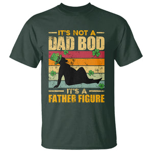 Funny Daddy St. Patricks Day T Shirt It's Not A Dad Bod It's A Father Figure TS02 Dark Forest Green Printyourwear