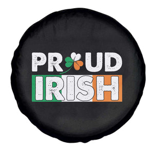 Proud Irish St Patricks Day Spare Tire Cover Shamrock Lucky Charm Ireland Flag TS02 Print Your Wear