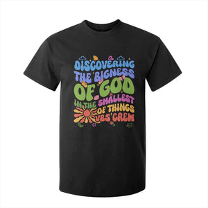 VBS 2025 T Shirt For Kid Discovering The Bigness Of God In The Smallest Of Things Retro Groovy TS02 Black Print Your Wear
