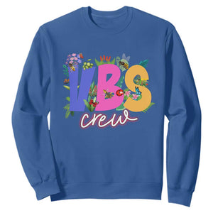 VBS Crew 2025 Sweatshirt Magninfied Vacation Bible School Adventure TS02 Royal Blue Print Your Wear