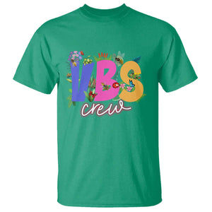 VBS Crew 2025 T Shirt Magninfied Vacation Bible School Adventure TS02 Irish Green Print Your Wear