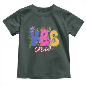 VBS Crew 2025 Toddler T Shirt Magninfied Vacation Bible School Adventure TS02 Dark Forest Green Print Your Wear