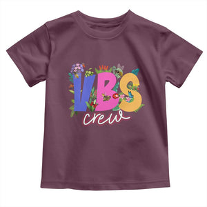 VBS Crew 2025 Toddler T Shirt Magninfied Vacation Bible School Adventure TS02 Maroon Print Your Wear