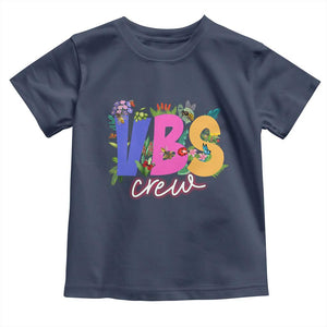 VBS Crew 2025 Toddler T Shirt Magninfied Vacation Bible School Adventure TS02 Navy Print Your Wear