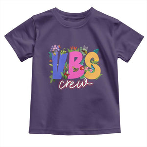 VBS Crew 2025 Toddler T Shirt Magninfied Vacation Bible School Adventure TS02 Purple Print Your Wear