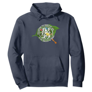 VBS Crew 2025 Hoodie Magnified Discovering The Bigness Of God In The Smallest Of Things TS02 Navy Print Your Wear