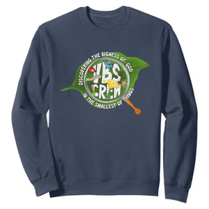 VBS Crew 2025 Sweatshirt Magnified Discovering The Bigness Of God In The Smallest Of Things TS02 Navy Print Your Wear