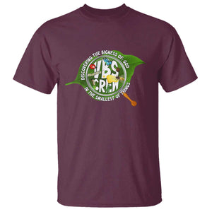 VBS Crew 2025 T Shirt Magnified Discovering The Bigness Of God In The Smallest Of Things TS02 Maroon Print Your Wear