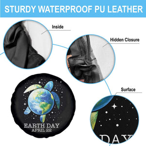 Earth Day Sea Turtle Spare Tire Cover Restore Earth Save The Planet TS02 Print Your Wear