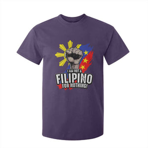 I Am Not Filipino For Nothing T Shirt For Kid Fight Supporter Philippine Flag TS02 Purple Print Your Wear