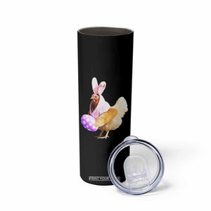 Funny Chicken Bunny Skinny Tumbler Happy Easter Eggs Farm TS02 Print Your Wear