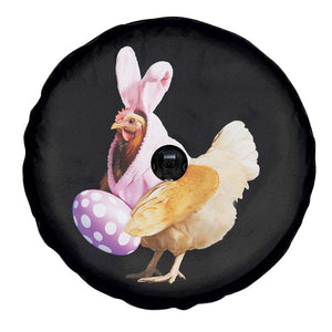 Funny Chicken Bunny Spare Tire Cover Happy Easter Eggs Farm TS02 Print Your Wear