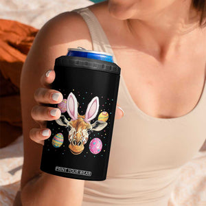 Funny Giraffe Bunny 4 in 1 Can Cooler Tumbler Happy Easter Day Sunday TS02 Print Your Wear