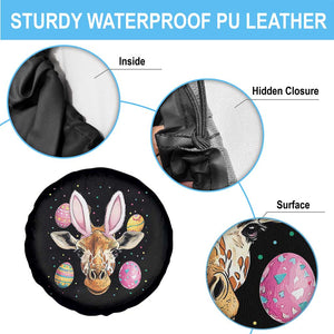 Funny Giraffe Bunny Spare Tire Cover Happy Easter Day Sunday TS02 Print Your Wear