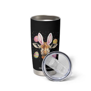 Funny Giraffe Bunny Tumbler Cup Happy Easter Day Sunday TS02 Print Your Wear