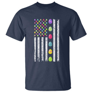 Easter Eggs American Flag Patriotic T Shirt Happy Easter Day TS02 Navy Print Your Wear