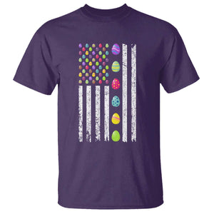 Easter Eggs American Flag Patriotic T Shirt Happy Easter Day TS02 Purple Print Your Wear