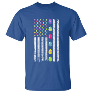 Easter Eggs American Flag Patriotic T Shirt Happy Easter Day TS02 Royal Blue Print Your Wear