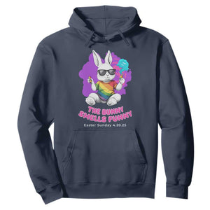 Happy 420 Easter Hoodie The Bunny Smells Funny TS02 Navy Print Your Wear