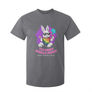 Happy 420 Easter T Shirt For Kid The Bunny Smells Funny TS02 Charcoal Print Your Wear