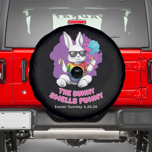 Happy 420 Easter Spare Tire Cover The Bunny Smells Funny TS02 Black Print Your Wear