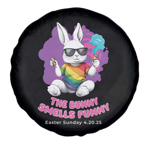 Happy 420 Easter Spare Tire Cover The Bunny Smells Funny TS02 Print Your Wear